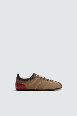 LEATHER TRAINERS HARRY LAMBERT FOR ZARA X DISNEY