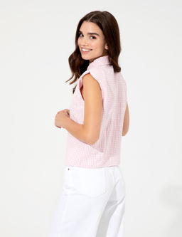 Lila Crop Top Kolsuz G_mlek - Pierre cardin фото 5