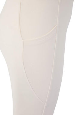 Ekru F?rcal? Soft Kumas Reflektor Bask?l? Ispanyol Paca Yoga Orme Spor Tayt THMAW24TY00066