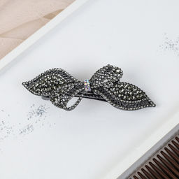 Заколка-автомат Бант стразы / N3258-13 /уп 1/723836 - ГалеонТрейд фото 4