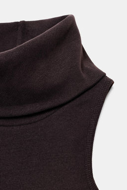 HIGH NECK SLEEVELESS TOP - Zara фото 12