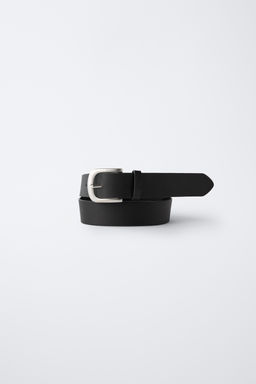 LEATHER-EFFECT BELT - Zara фото 4