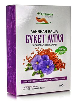 "Букет Алтая" каша Льняная,уп.400 грамм