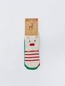 Y?lba?? Temal? Erkek Bebek Soket ?orap 3l?