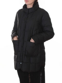 H24-328 BLACK Куртка пуховая облегченная женская (белый утиный пух) - Fashion фото 5
