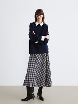 Bisiklet Yaka Kad?n Triko Kazak