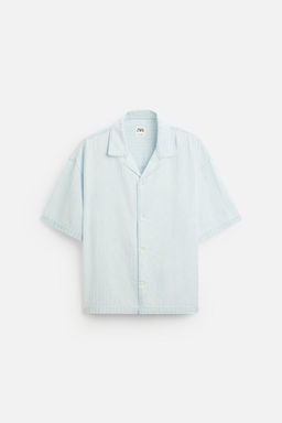 FADED TEXTURED SHIRT - Zara фото 7