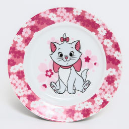 Набор посуды из керамики, 3 предмета: тарелка 16,5 см, миска 14 см, кружка 200 мл, Кошечка Мари, Коты Аристократы - Disney фото 7