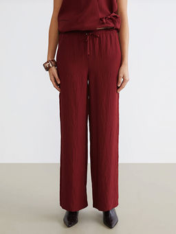 Beli Lastikli Dokulu Kad?n Pantolon