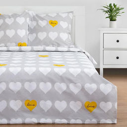 Постельное белье Этель евро Heart 200*217см,220*240см,70*70см-2 шт  фото 3
