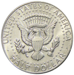 1/2 доллара (50 центов) 1968 года D США