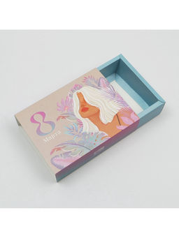 Цена за 5 шт. Коробка для сладостей 8 марта, 20 15 5 см - Дарите счастье фото 2