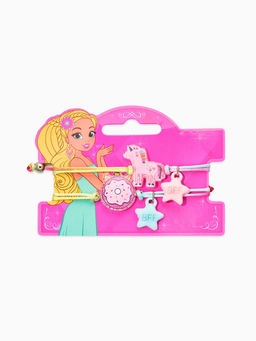 Цена за 2 шт. Браслеты детские парные «Выбражулька. Неразлучники. Пегас и звезды», разноцветный