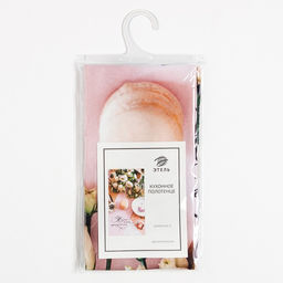 Полотенце кухонное Пионы 40х73 см, 100% хл, саржа 190 гр/м2 - Этель фото 5