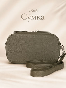 Сумка Модель №1604 | кожзам | зернистая | зеленый | Р820-4 | 33097