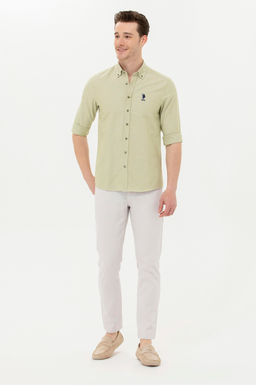 U. S. Polo Assn / Мужские светло-серые брюки из плотной ткани/чиносы - U.s. polo assn фото 17