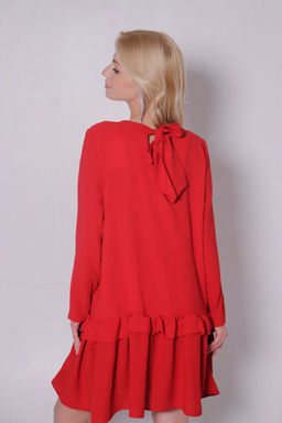 Платье-трапеция красное - Martichelli фото 16