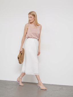 Юбка с плиссировкой S777/fluf