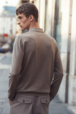 Polo de punto fino Slim Fit - H&m фото 3