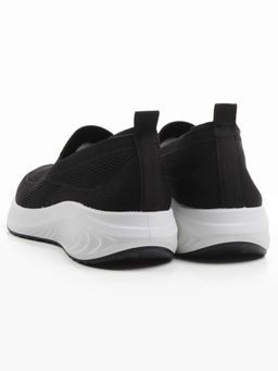05-TEX-D04-02 BLACK Полуботинки спортивные летние мужские (текстиль)