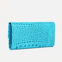 Кошелёк на кнопке, цвет бирюзовый - Simaland фото 2