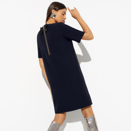 Платье тёмно-синее Сделай комплимент (new) - Charutti фото 5