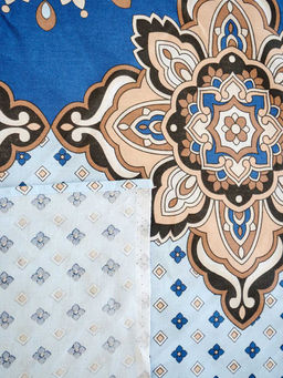 Простыня поплин - Марокко, цвет голубой - Гармония уюта фото 6