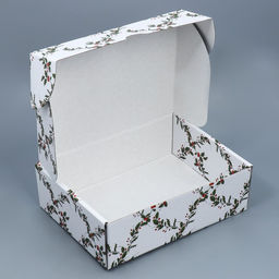 Коробка подарочная новогодняя складная Ретро почта, 30.5 х 22 х 9.5 см, Новый год - Дарите счастье фото 3