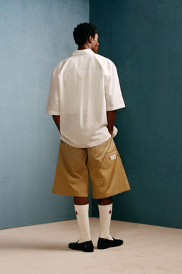 BERMUDA WIDE FIT PLIEGUES WILLY CHAVARRIA X ZARA / Beige фото 3