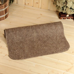 Лежак для бани Классический, войлок, темный, 150х50см - Добропаровъ фото 8