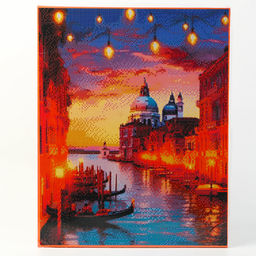 Алмазная вышивка полное заполнение «Венеция», на раме, 40×50 см