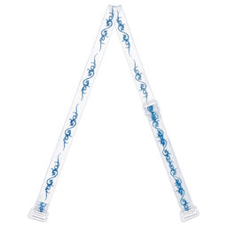 Бретели (пара) Gamma BR-1008 в пакете 10 мм 10 пар СК/Распродажа синий