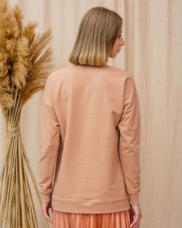 Удлинённый свитшот со вставкой ASTP044 * - Sahar art lab фото 5