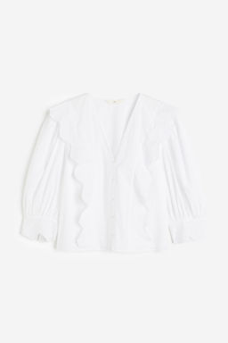 Blusa con bordado ingles