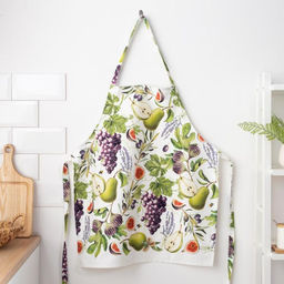 Фартук Этель Фруктовый сад 60х65см, 100% хлопок, саржа 190 г/м2