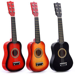 Гитара деревянная, 6 струн "Играй, Музыкант" в пакете