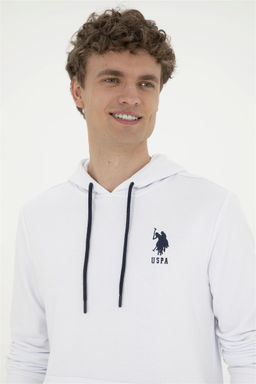 Мужской белый базовый свитшот Неожиданная скидка в корзине - U.s. polo assn фото 2