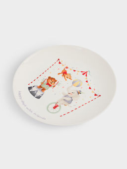 Набор посуды, детский, 1 перс, 3 пр, фарфор N, белый, Животные в цирке, Circus - Anna lafarg фото 3