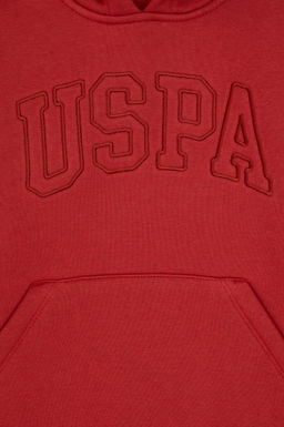 K_z _ocuk G_l Kurusu Kap__onlu _ardonlu Basic Sweatshirt Sepette S_rpriz _ndirim - U.s. polo assn фото 3