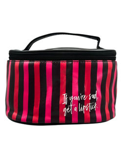 Sunflower Косметичка-чемоданчик 2112 ZP, черно-розовый