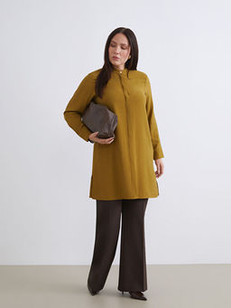 Hakim Yaka Dokulu Kad?n G?mlek Tunik