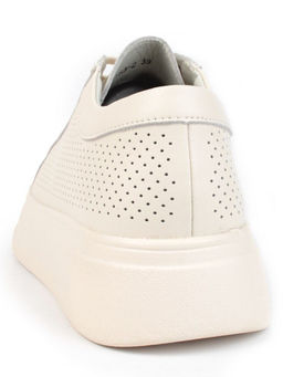 05-DXT53-2 BEIGE Кроссовки женские (натуральная кожа)