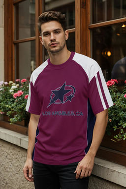 TRENDYOL MAN Bordo Kolej Oversize/Genis Kesim %100 Pamuk Renk Bloklu T-Shirt TMNSS25TS00095 - Trendyolmilla фото 8