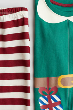 Printed cotton pyjamas - H&m фото 2