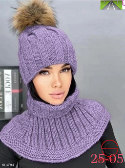 Зимний комплект 2в1 шапка и помпон - Bruno фото 7