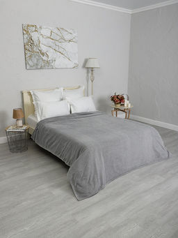 Плед Велсофт Роял Плюш Светло-Серый 200х220