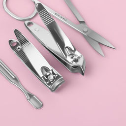 Набор маникюрный Ой, всё, 7 предметов, в чехле, коричневый - Qf фото 3