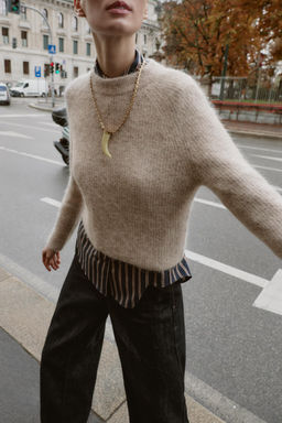 WOOL AND ALPACA JUMPER