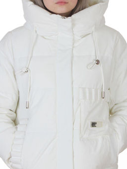 YR-6616 WHITE Куртка зимняя женская (150 гр. холлофайбер)
