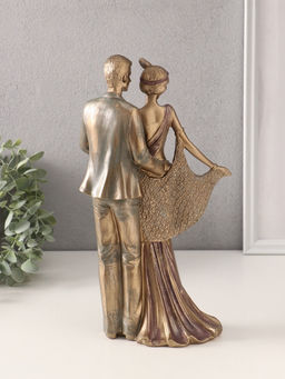 Фигурка полистоун «Пара в костюмах 20-30-х годов», 17×9×31.5 см